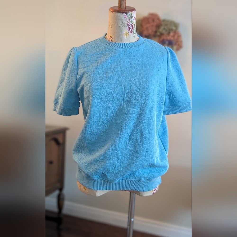 St Tropez‎ Sky Blue Women's Short Sleeve Top